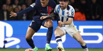 Liga dos Campeões: PSG vence Real Sociedad na ida das oitavas de final